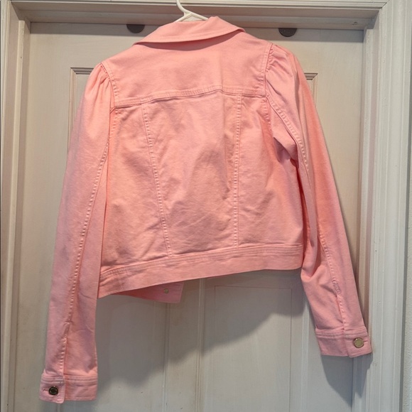 Lilly Pulitzer Pink Demin Jacket Medium - Picture 5 of 5